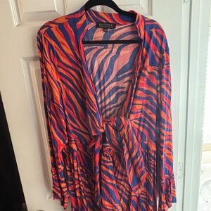 ELOQUII sexy tie front dress